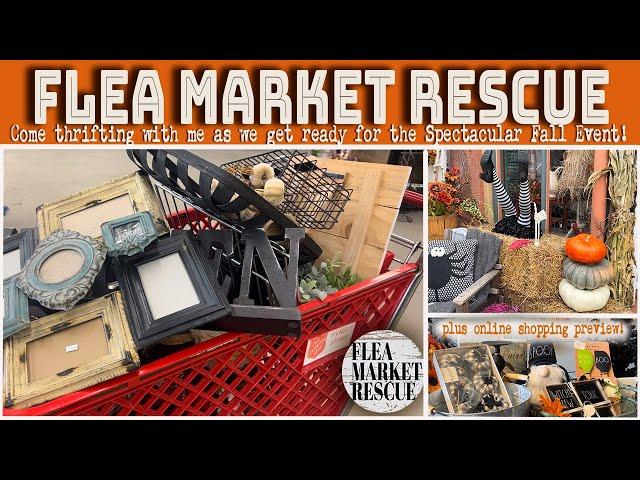 COME THRIFT STORE SHOPPING FOR FALL FINDS + FLEA MARKET RESCUE'S FALL EVENT