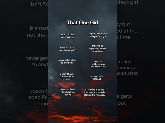 That One Girl…