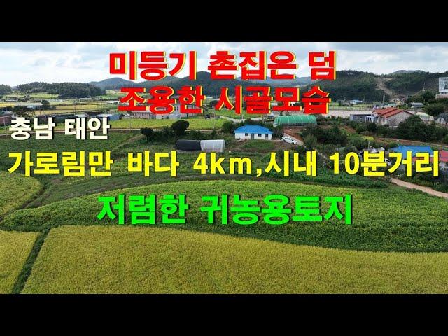 [매물1323]가로림만 바다가 4km,태안시내는 차로 10분 거리에 있는 미등기주택과 저렴한 토지,조용하고 초등학교가 바로 옆에 있는 아늑한 곳[태안사랑 넘버원 현대공인중개사사무소