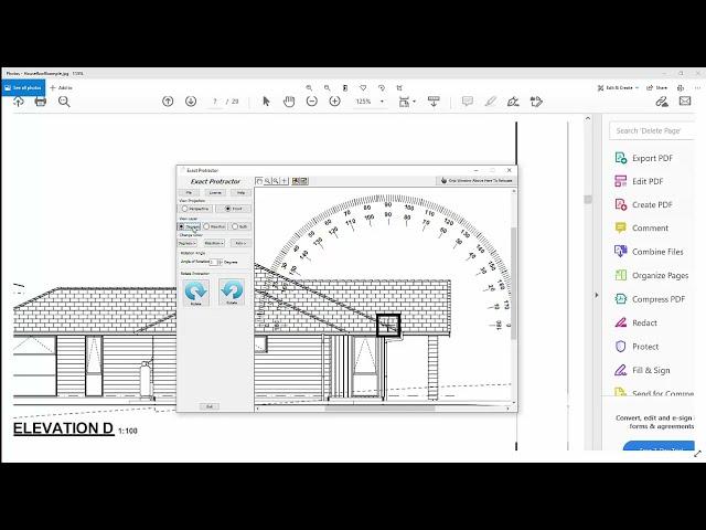 Exact Screen Protractor Demo