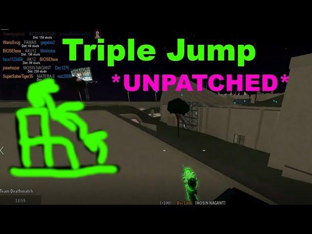 HOW TO TRIPLE /SUPER JUMP IN PHANTOM FORCES- *Paradox Godstatus uses THIS* (UNPATCHED)