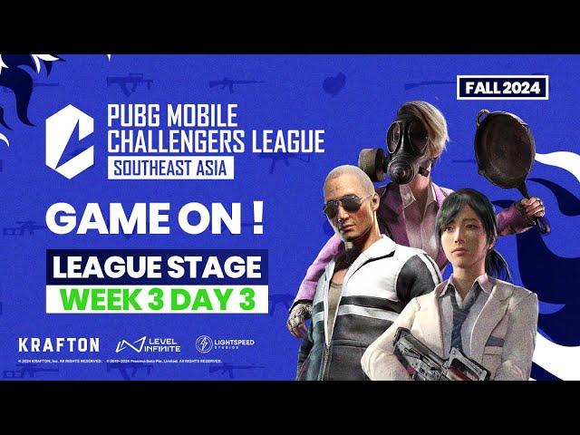 [EN] PMCL SEA Fall 2024 - League Stage (Week 3 Day 3)