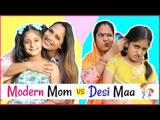 Modern Mom (मोम) vs Desi Maa (माँ) .... | #MyMissAnand #Sketch #Roleplay #ShrutiArjunAnand