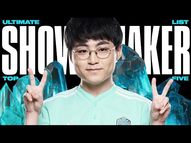 ShowMaker RANKS his BEST Plays of All Time | Ultimate List