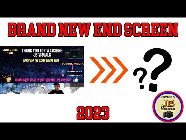 Revealing The Brand-New JB Visuals YouTube Channel End Screen For 2023!