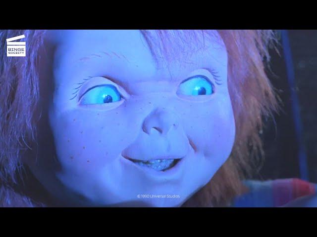 Child's Play 2: Chucky kills with a plastic bag HD CLIP