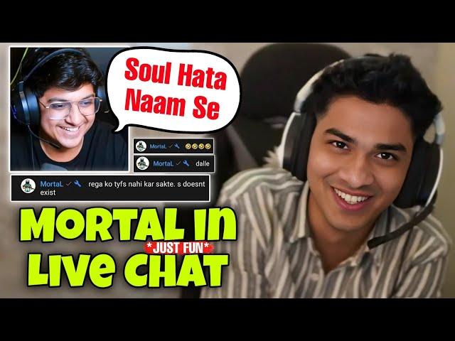 Rega Reaction on Mortal in Live Chat JUST FUN