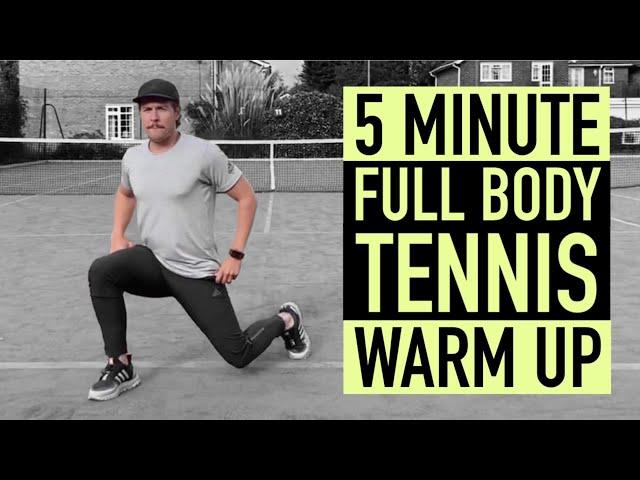 5 Minute Full Body Tennis Warm Up (No Equipment)