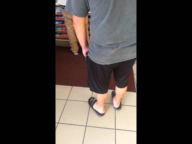 Gas station feet