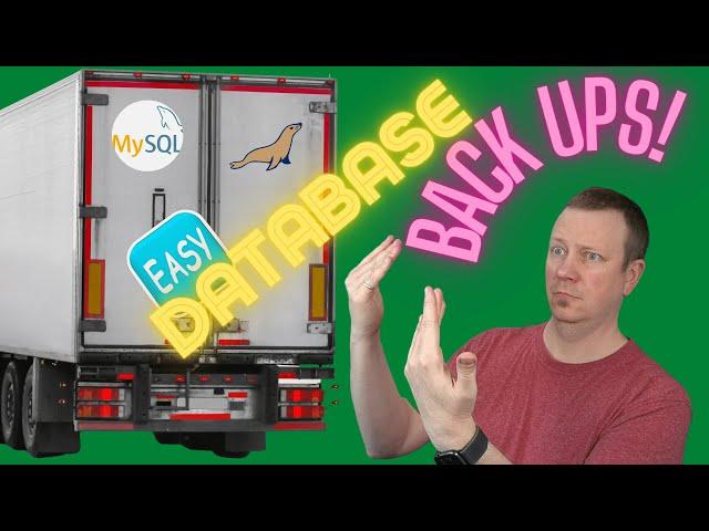 Back Up Your MySQL Databases! (Spoiler: It's Easy)