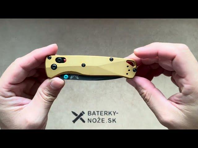 Benchmade Bugout Burnt Brass Aluminum 535BK-07