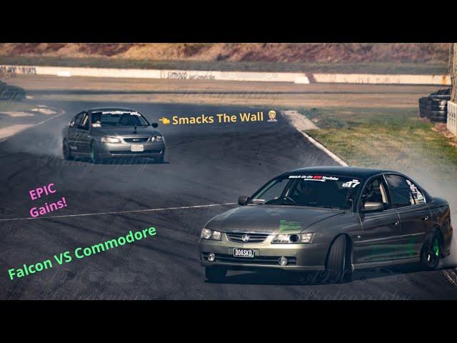 We Have Drift Off! Falcon VS Commodore Head to Head. Vicdrift National Circuit 07/09/24