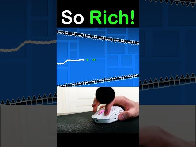 $1 Every Click vs Geometry Dash Spam Challenge! #shorts