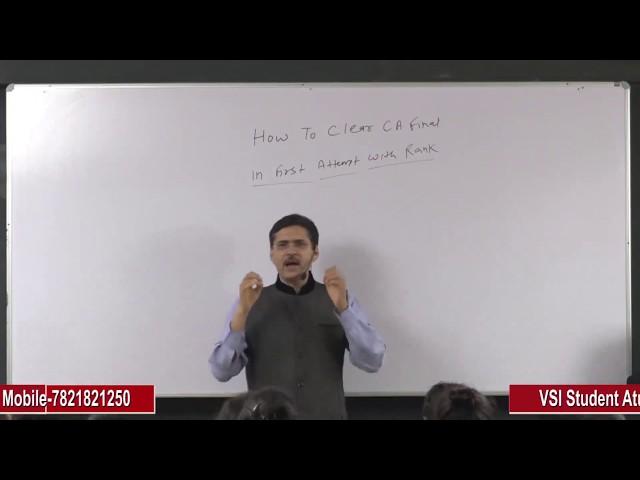 How to Clear CA Final with Rank in First Attempt, by CA R.C.Sharma