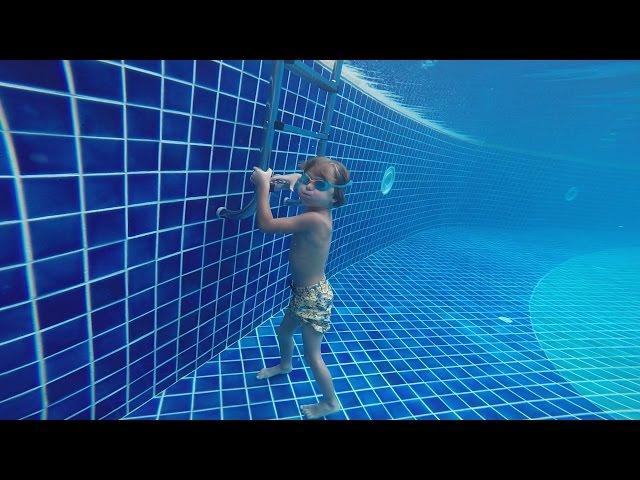 Hotel Pool Jumps Fun - Maldives Holidays