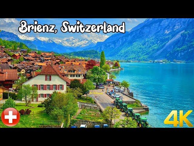 Brienz, Switzerland 4K - The Most beautiful villages in Switzerland - A Paradise on Earth