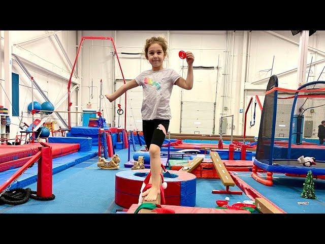 Update!! Sierra's Second day at the Gymnastics classes  Learning so fast | Skills in Progress!!