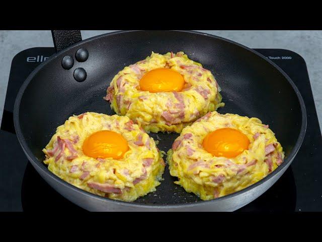 Новый способ приготовить яйца на завтрак! Супер быстро и вкусно