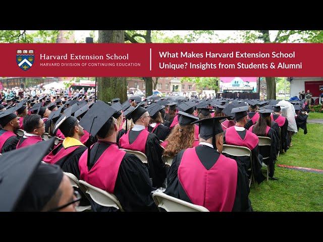 Why Choose Harvard Extension School? | Student Testimonials