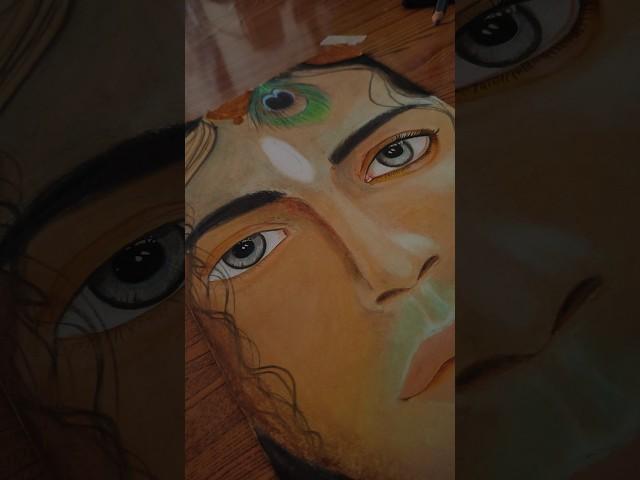 How to Draw Krishna Ji - Beautiful Artwork Reveal!  #art #drawing #painting