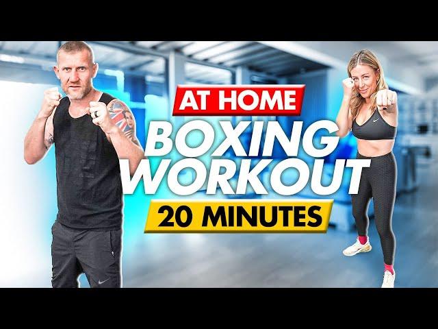 20-Minute Boxing Workout at Home (NO EQUIPMENT NEEDED!!)