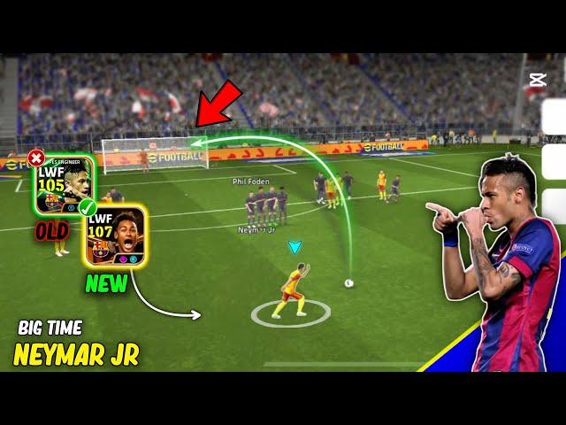 Big Time 107 Acceleration Burst NEYMAR JR The Best Card in eFootball 2025 Mobile 