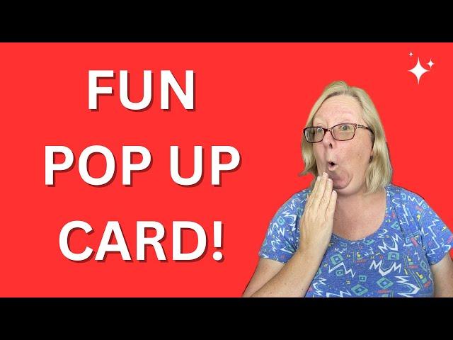 EASY Fun Fold:  POP UP & PIVOT Cards!