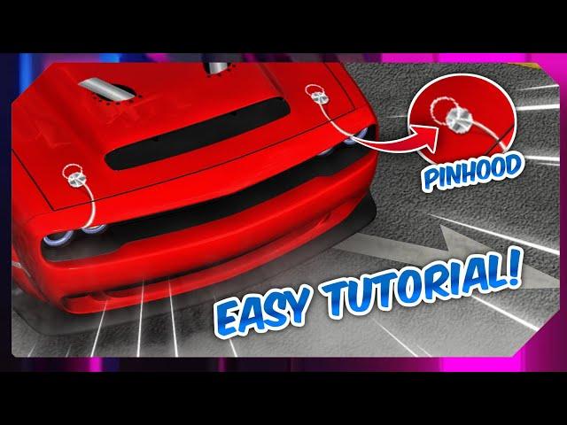 How To Make Realistic Pin Hood Simple And Clean Car Parking