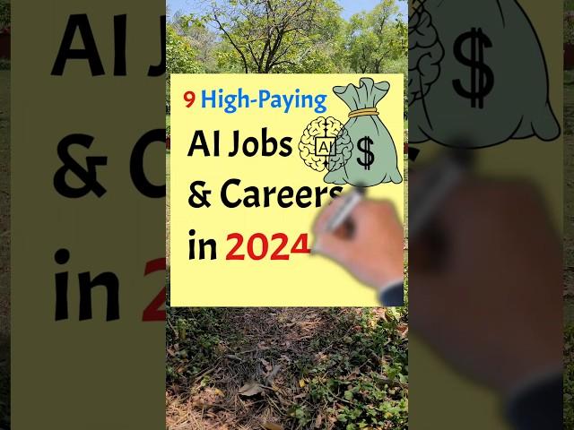 9 High-Paying AI Jobs & Careers in 2024 #freshers #job #careergrowth