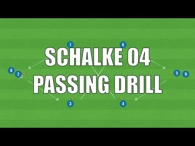 Schalke 04 Passing Drill | Football/Soccer