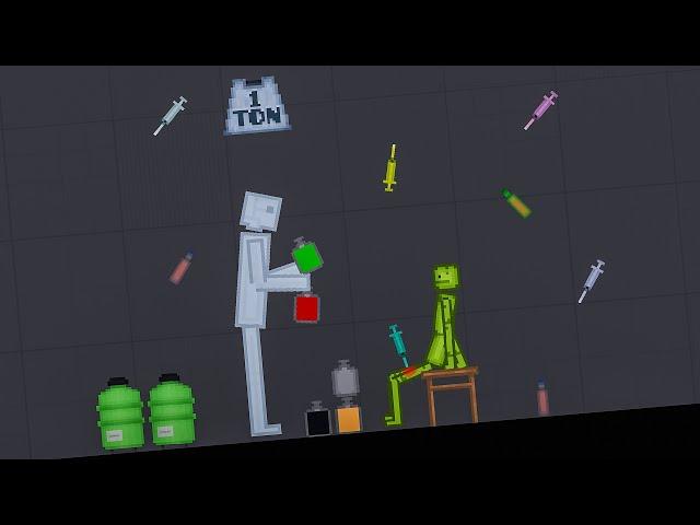 Various Experiments With Robots And Melons - People Playground #554