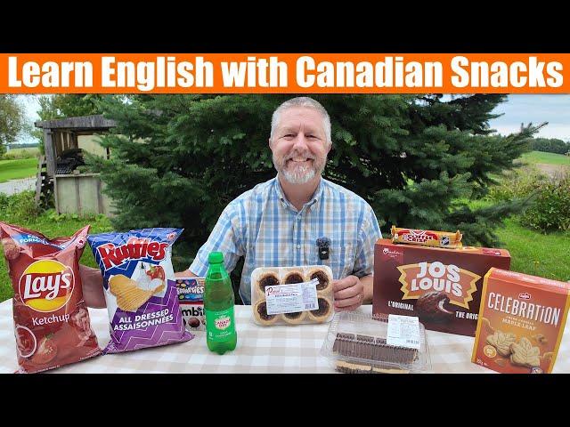 Learn English with Canadian Snacks 