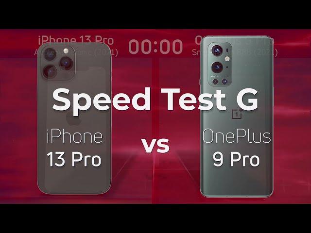 iPhone 13 Pro vs OnePlus 9 Pro - Speed Test G