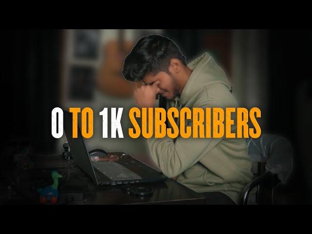 1000 Subscribers Special | 0 to 1K Subscribers Journey