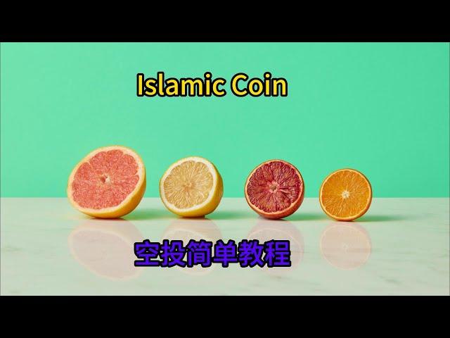 Islamic Coin/空投网赚项目/零撸项目/搬砖项目/副业零撸/零撸空投/WEB3空投/免费空投/Airdrop/零撸NFT/