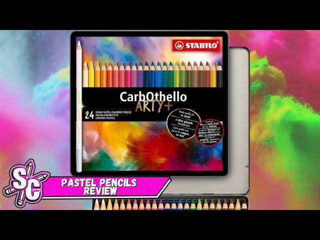 Testing, Swatching & Review of Stabilo CarbOthello Tin Of 24 Chalk-Pastel-Pencils - Sophie Colours