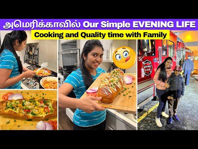  Cooking Easy & Simple Home Style Italian Dinner | Family Time | Day in My Life | USA Tamil VLOG