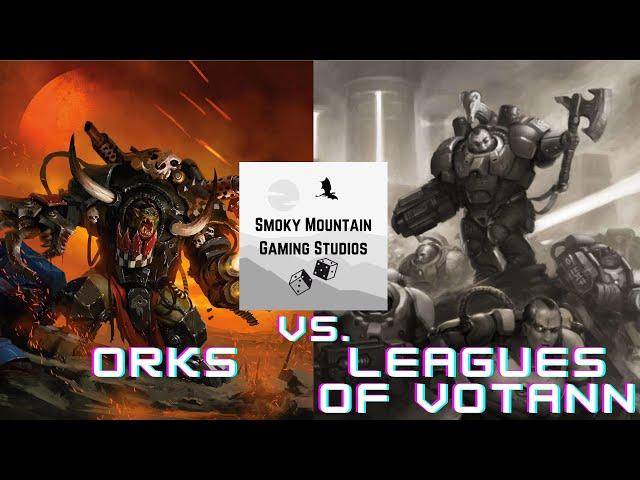 Orks vs Leagues of Votann Competitive Warhammer 40k Live Pariah Nexus Battle Report