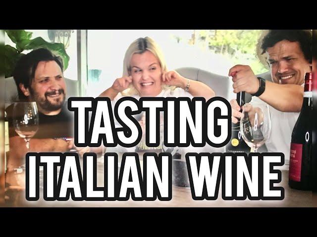 TASTING ITALIAN WINE WITH FAMILY Vlog 168