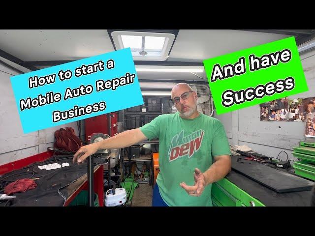 How to start a mobile mechanic business. Our shop on wheels. Mobile automotive repair business