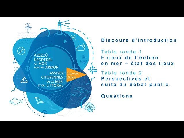 Assises citoyennes de la mer et du littoral 2024 - Tables rondes