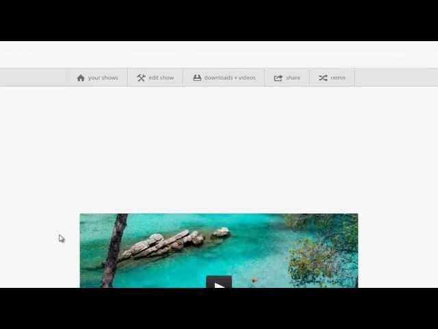 Create HD Videos with ProShow Web