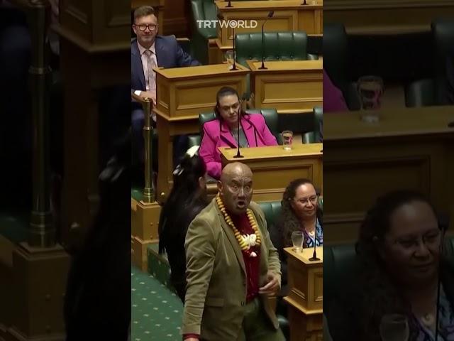 New Zealand MPs perform Haka to protest bill affecting Maori indigenous rights