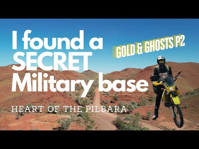 I found a SECRET military base in the 'Heart of the Pilbara' on my DRZ400 Enduro