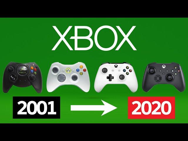 Evolution of Xbox Controllers 2001-2020