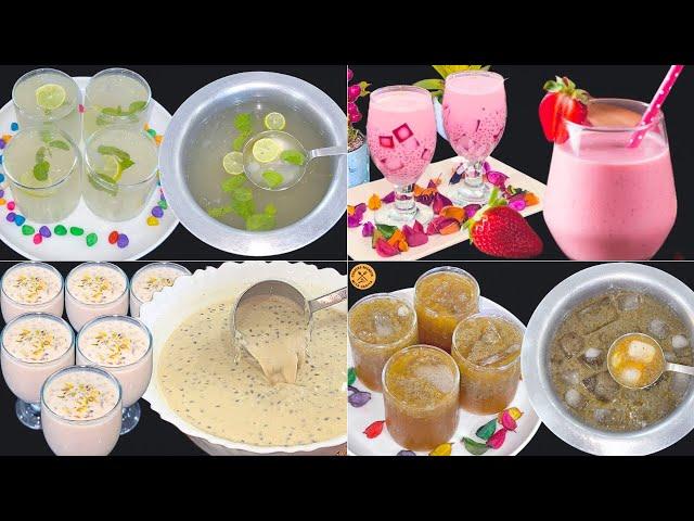 4 Easy Iftaar Drinks Recipes Ramadan Special Drink Recipes | Refreshing Iftaar Drinks