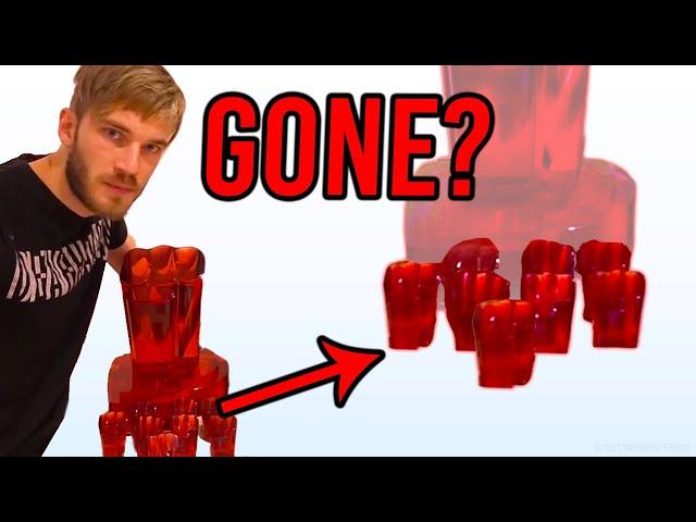 Where Did PewDiePie's Small Ruby Play Buttons Go?