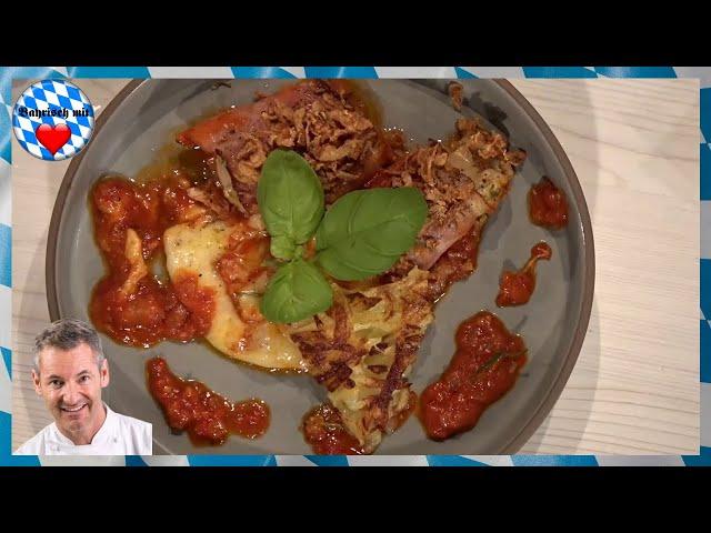 Christian Henze - Brutzelfleisch in Tomatensauce & Rösti