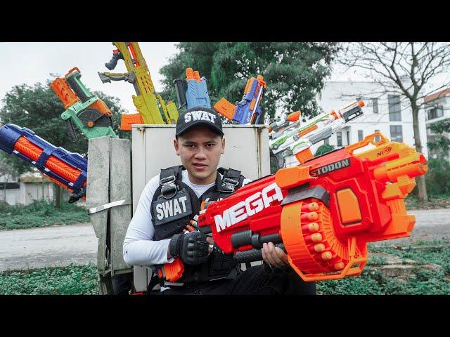 LTT Game Nerf War : New World Hunter Warriors SEAL X Nerf Guns Fight  Crime Mr Zero Crazy