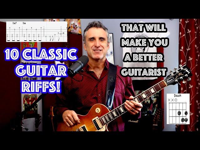 10 Classic guitar riffs that will make you a better guitarist